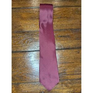 Perry Ellis Portfolio Men's Burgundy Woven Necktie Business Formal